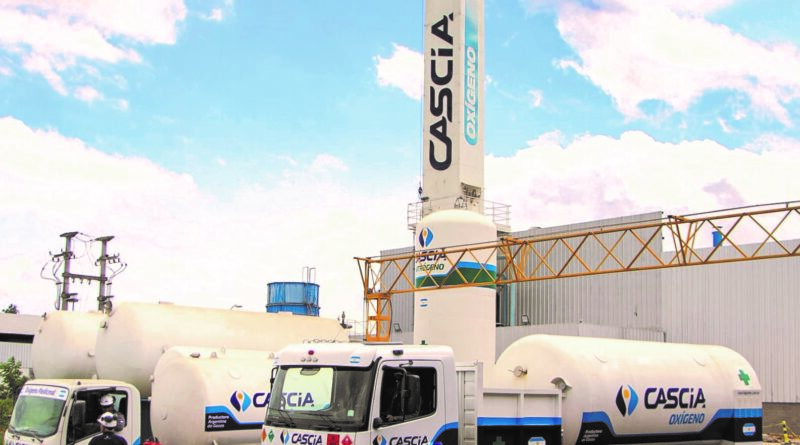 Cascia Gases es el tercer productor en Argentina de gases medicinales e industriales, tras la adquisición de la desinversión de Linde.